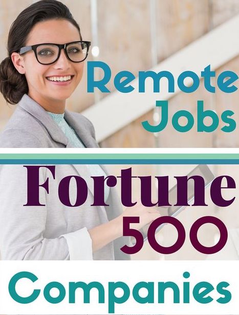 best remote work at home jobs for virtual assistants with Fortune 500 employers